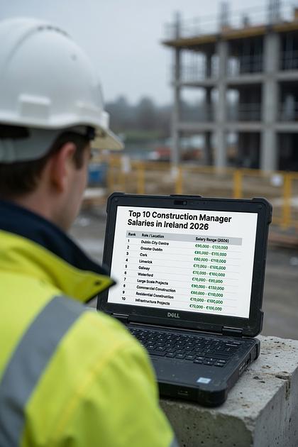 Top 10 Construction Manager Salaries in Ireland (2026)